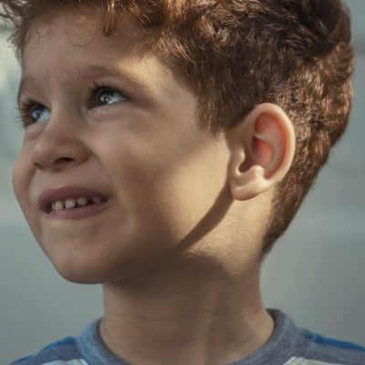 Young child representing the importance of online safety